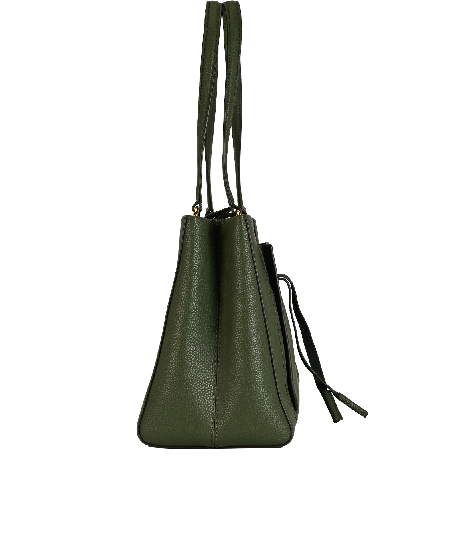 Maverick Tote, &pound;210, Handbags, Green, Leather, Side view